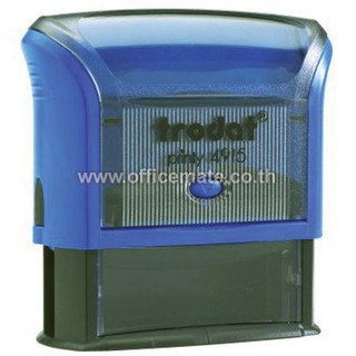 ตรายางหมึกในตัว 70x25 มม. สีน้ำเงิน โทรดัท TR-4915/Self-inking Rubber Stamp 70x25 mm. Blue Trodat TR-4915