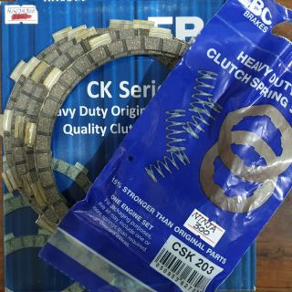 ชุดคลัช CK Clutch EBC Brakes/ Ninja300 Kawasaki + สปริงคลัช