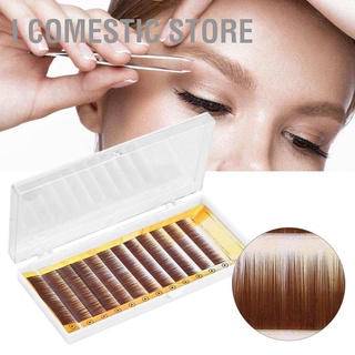 I Comestic Store Mixed Dark Brown False Eyebrow Extension Fake Enhancer Individual Eyebrows 5-8mm