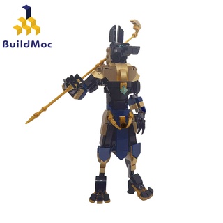 Buildmoc โมเดลหุ่นยนต์ พีระมิด โครงกระดูก อนูบิส ของเล่นเสริมการศึกษา สําหรับเด็ก 409 ชิ้น