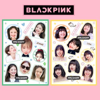 ( สั่งขั้นต่ำ 5 แผ่น ) Blackpink V.4 สติ๊กเกอร์ไม่ไดคัท อ่านก่อนกดสั่งนะคะ