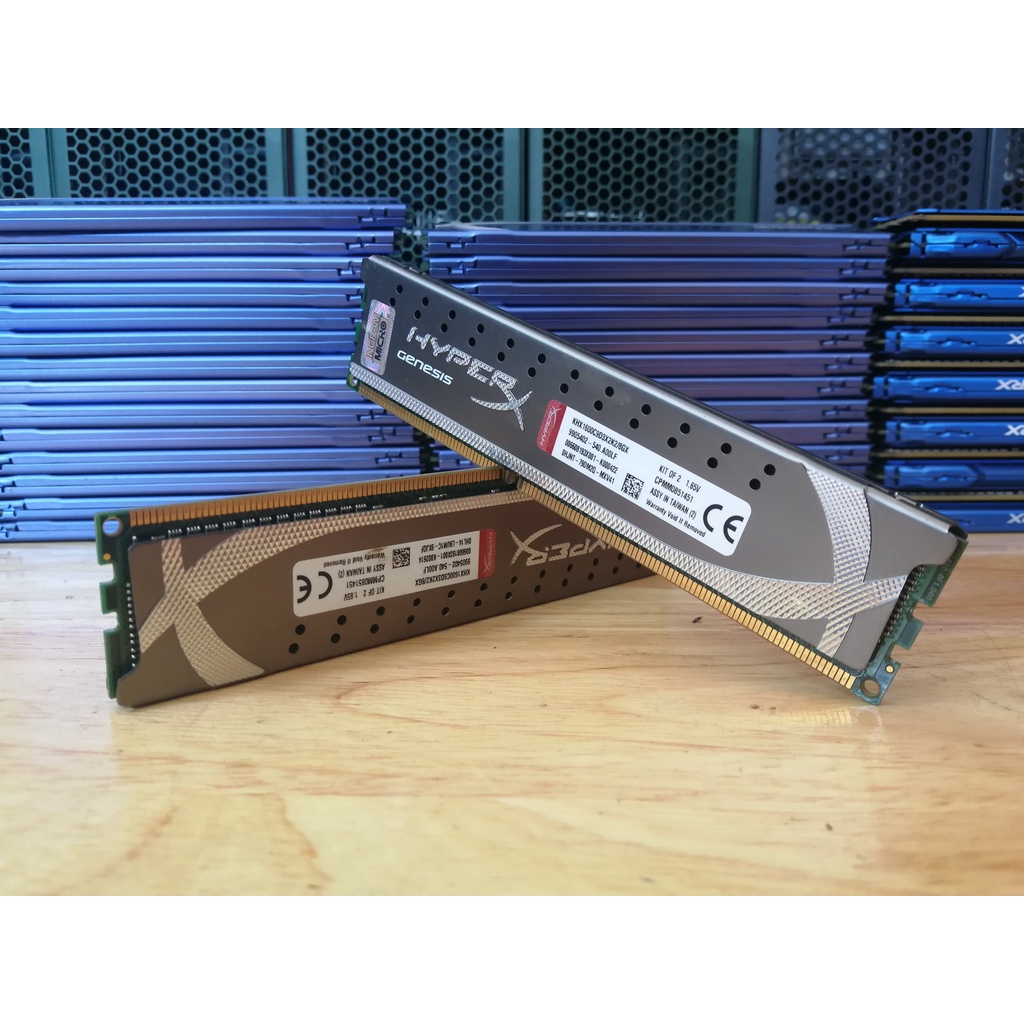 RAM DDR3/1600 8GB (4GBx2) KINGSTON HYPER X GENESIS ประกัน  LT.ตลอดอายุการใช้งาน