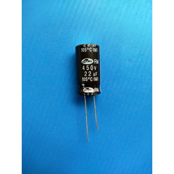 C.คอนเดนเซอร์ 22 uF 450V