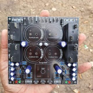 PCB ชุดจ่ายไฟกึ่งสำเร็จขยายเสียง 4CH.