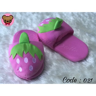 รองเท้า Slippers หัวตุ๊กตา(No.021)#มีบริการเก็บเงินปลายทาง