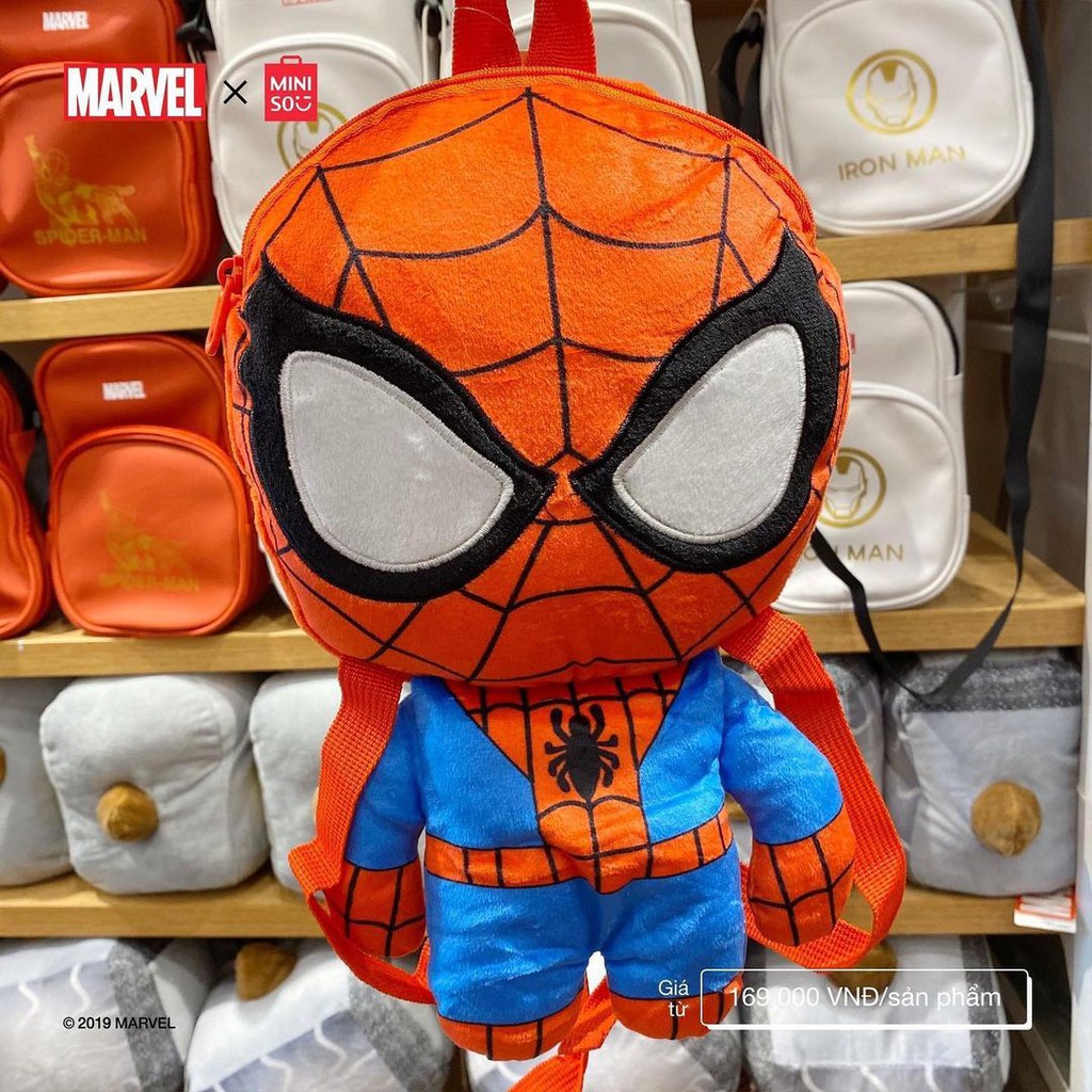 Miniso official Marvel Children kids backpack / กระเป๋าเป้เด็ก / กระเป๋าตุ๊กตาเด็ก