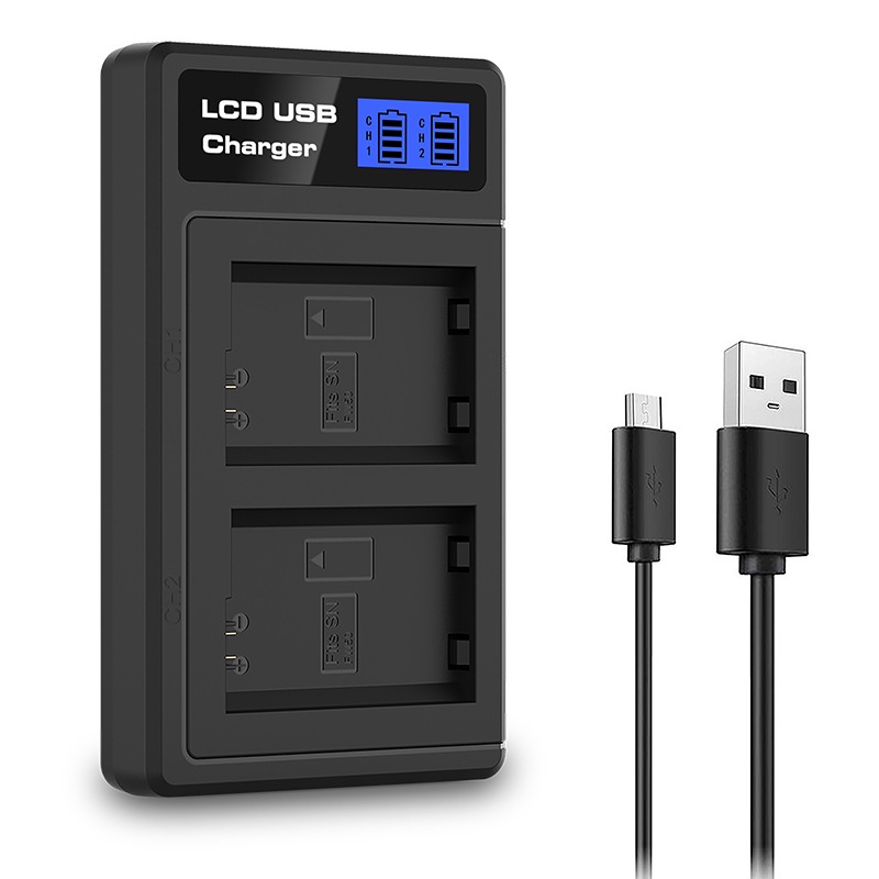 NP-FW50 NP FW50 Dual Charge LCD LCD LCD Charger USB Dual Charger สําหรับ Sony Alpha a6500 a6300 a600