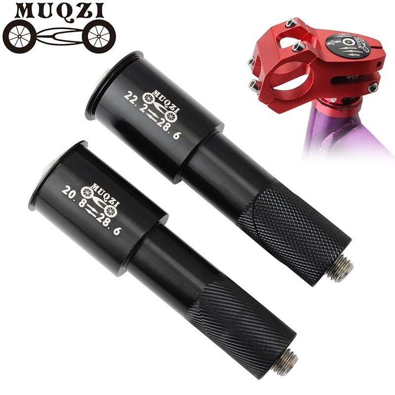MUQZI อะแดปเตอร์แปลงคอแฮนด์จักรยาน 20.8/22.2MM สำหรับคอแฮนด์ 28.6 m.m.แปลงคอจุ่มเป็นคอหนีบ รถเด็ก รถ