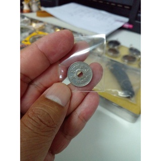 เหรียญ 5 สตางค์ ปี 2480 เก่า หายาก แท้ 100%