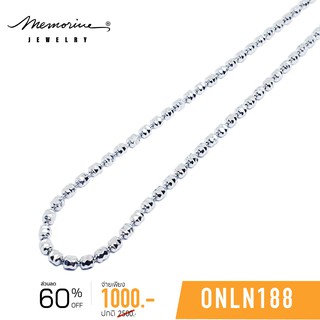 Memorine Jewelry สร้อยคอเงินแท้ 925 สไตล์อิตาลี (S) : ONLN188