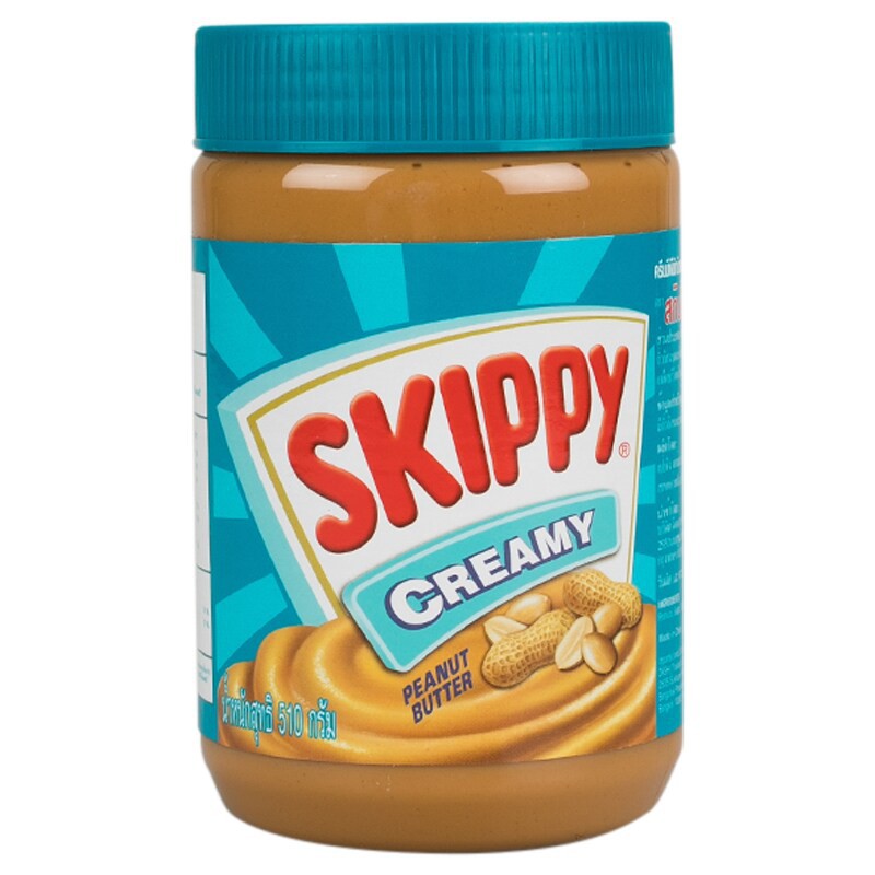 สกิปปีเนยถั่วทาขนมปังชนิดละเอียด 510กรัม Skippy, peanut butter, finely spread, 510 grams