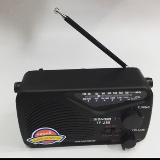 ราคาวิทยุธานินทร์AM-FMใช้ถ่านใช้ไฟฟ้าได้ TF288