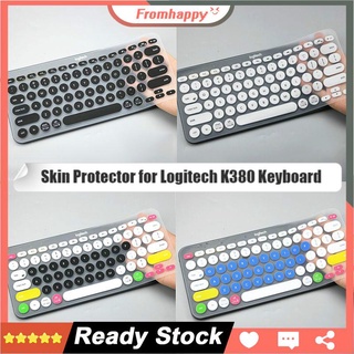 แผ่นซิลิโคนป้องกันคีย์บอร์ดสําหรับ Logitech K380 Keyboard