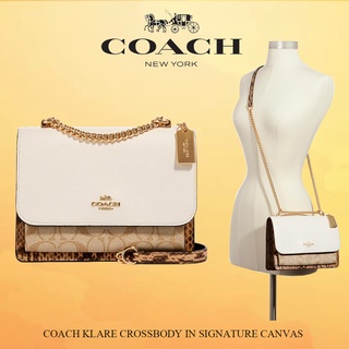 COACH KLARE CROSSBODY IN SIGNATURE CANVAS