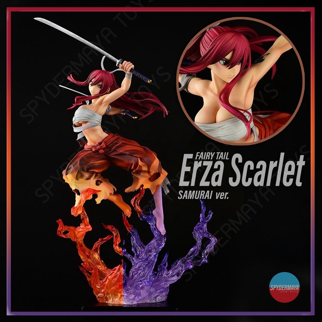 [Pre-Order] ฟิกเกอร์  FAIRY TAIL ~ Erza Scarlet SAMURAI - ver.KURENAI / SHIKOKU  - ORCATOYS
