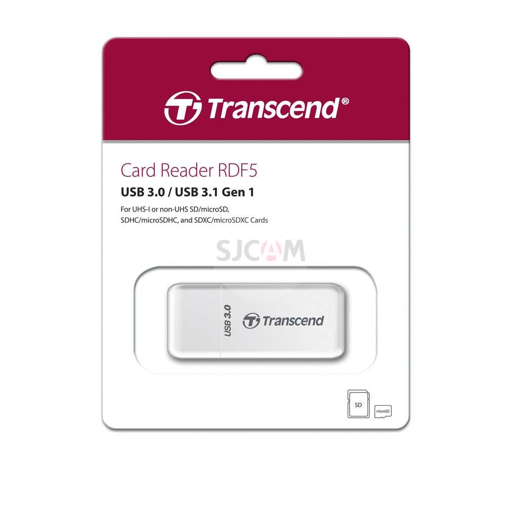 Transcend Card Reader USB 3.1 Gen 1 -รับประกัน 2 ปี – มีใบกำกับภาษี-TS-RDF5W