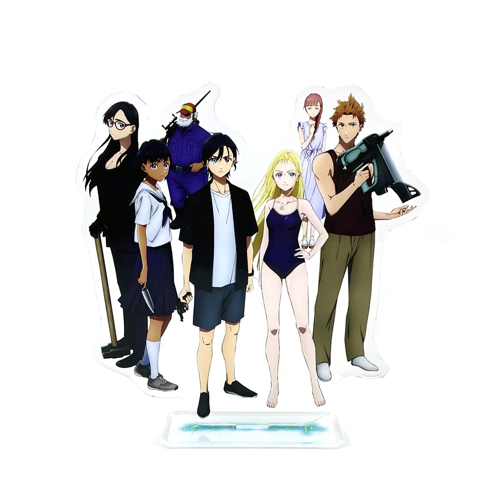 Summertime Render Shinpei Ajiro Ushio Kofune Hizuru Minakata Mio Kofune Sou Hishigatas อะคริลิคขาตั้