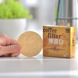 ☕☕☕ กระดาษดริป กระดาษกรองกาแฟ 100 แผ่น แบบหนา แผ่นฟิลเตอร์กรองกาแฟ กรองกาแฟ ดริปกาแฟ simpletch