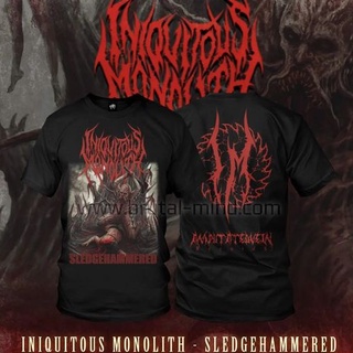 เสื้อยืดผู้ชาย Ts - INIQUITOUSMONOLITH - Sledgehammered S-5XL