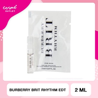 Burberry Brit Rhythm EDT 2ml น้ำหอมBurberry น้ำหอมผู้หญิงBurberry