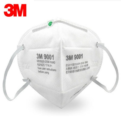 [HCM ] Mask 3M 9001 Prevention 90 % Fine Dust &amp; Emissions Standard N95 - แถว CH 3M