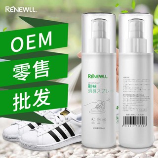 Renewall Foot spray สเปร์ยฉีดเท้าดับกลิ่นฆ่าเชื้อโรคสเปรย์ดับกลิ่นรองเท้าและฆ่าเชื้อแบคทีเรียสูตรกลิ่นสูตรเข้มข้น