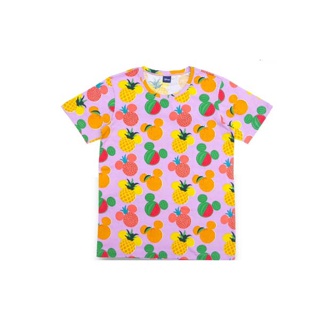 เสื้อแตงโม (SUIKA) - เสื้อยืด Disney FRUITASTIC MICKEY MOUSE (MK.O-003) Lively Grape ม่วง