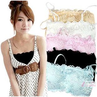 เสื้อเกาะอก สีดำ เพิ่มความมั่นใจให้กับบุคลิก มีฟองน้ำเสริมหน้าอกด้วย