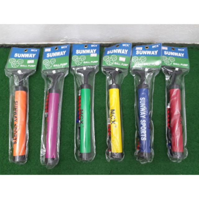 สูบเติมลม Sunway สูบมือ 12 นิ้ว SUNWAY MC-20 สูบเติมลม ฟุตบอล จักรยาน บอลยาง ห่วงยาง แบบพกพายี่ห้อ S