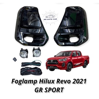 ไฟตัดหมอก REVO GR SPORT  2020 2021 2022 LED สปอร์ตไลท์ ไฮลัก รีโว้ foglamp toyota hilux revo GR sport led 2021