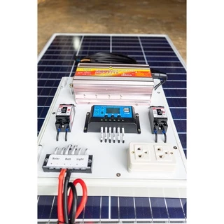 ชุดนอนนา 3000W suoer พร้อมแผง 100 วัตต์ (ไม่รวมแบต) ชุดคอนโทรล ชาร์จเจอร์ โซล่าเซลล์ พลังงานแสงอาทิตย์ 12Vและ 12Vto 220V