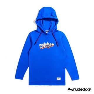 เสื้อฮู้ดแขนยาว rudedog®️ Hoodie TripleLine (Blue)