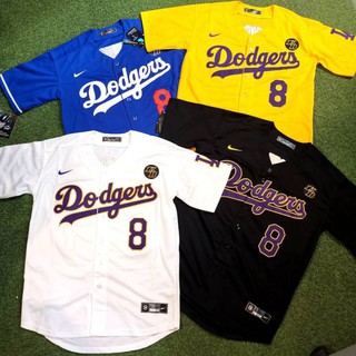 เสื้อเบสบอล งานปัก LA Dodgers 8/24 Kobe Bryant