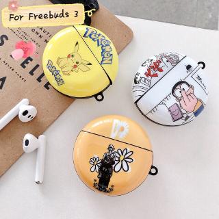 Freebuds 3 เคสโทรศัพท์มือถือลายการ์ตูนปิกาจูสําหรับ Huawei