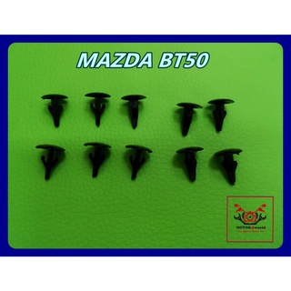 MAZDA BT50 CLIP LOCK  CAR TRUNK LID "BLACK" THREAD (10 PCS.) // กิ๊บยางฝากระโปรงท้าย (เซ็ท 10 ชิ้น) สินค้าคุณภาพดี