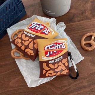 Fashion  Fritos chill cheese case for airpods 1 2 pro soft cover with hook