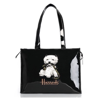 กระเป๋า Harrods Shopper Bag ไซส์ใหญ่ มีซิป