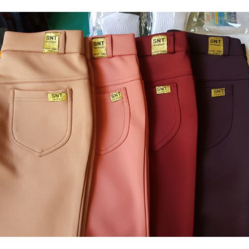 👉👉SNT SIZE 4 XL [รบกวนสอบถามแม่ค้าก่อนซื้อค่ะ] ❤❤ กางเกง 4 ส่วน หลากหลายสี ❤❤