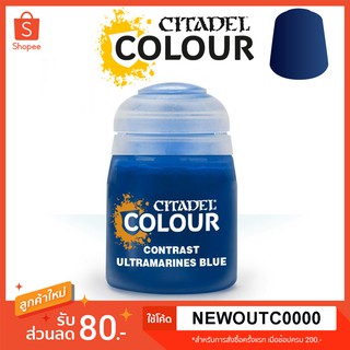 [Contrast] Ultramarines Blue - Citadel Colour สีอะคริลิคสูตรน้ำ ไร้กลิ่น ไร้สารพิษ