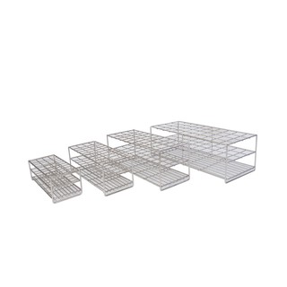 ที่วางหลอดทดลองสแตนเลส 4 x 10 ช่อง (Test Tube Rack 4 x 10 Format - Stainless)