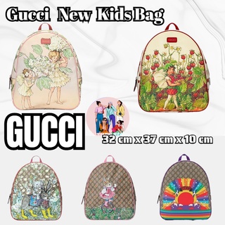 แพ็คเกจ GUCCI GG หนังแคนวาสพิมพ์ลาย/กระเป๋าเป้สะพายหลัง/กระเป๋าเด็ก/น่ารักมาก/ยุโรปซื้อแท้100%/ใหม่ล่าสุด