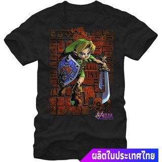 แขนสั้นcrew neckนินเทนโด ตำนานแห่งเซ้า การ์ตูน เกมส์ญี่ปุ่น Fifth Sun Mens Legend Of Zelda Majoras Mask Link Action Por