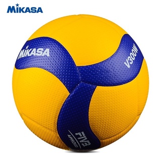 Mikasa ลูกวอลเลย์บอล V300W แบบนิ่ม สําหรับฝึกซ้อมวอลเลย์บอลชายหาด ไซซ์ 5