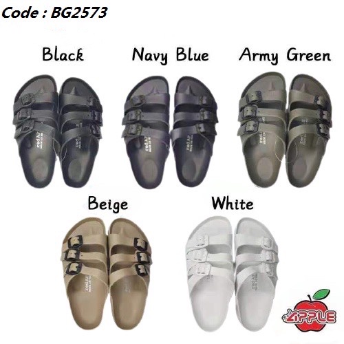 SG SELLER ️Unisex Thai Red Apple Shoes Three Strap Sandal Shoes Bg2573