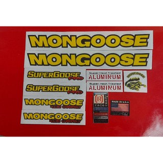 สติกเกอร์ ลาย Mongoose super ngoosepro สําหรับติดตกแต่งรถจักรยาน