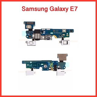 แพรปุ่มกดย้อนกลับ+ก้นชาร์จ+สมอลทอร์ค Samsung Galaxy E7 / E700F