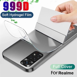 ฟิล์มไฮโดรเจลนิ่ม ป้องกันด้านหลัง Hd สําหรับ Realme 8 7 6 5 3 Pro C3 C11 C12 C21 C15 C20 C25 C25S