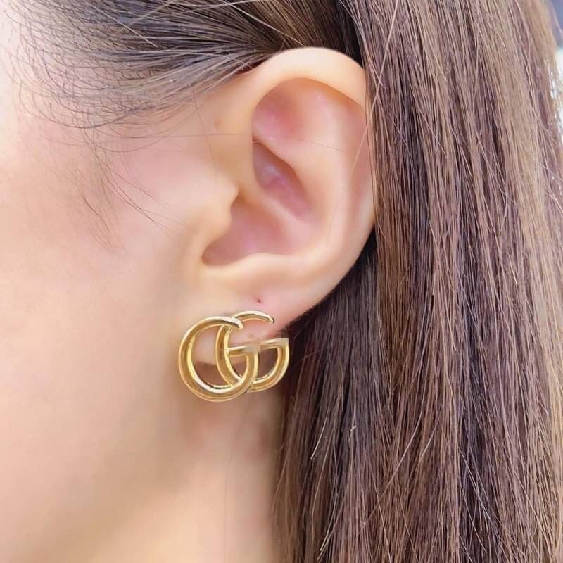 🔥ส่งฟรี🔥GUCCI ต่างหู GG
