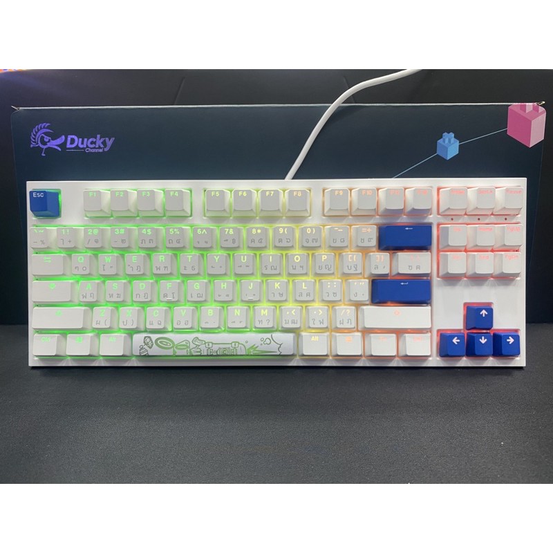 Ducky One2 TKL White (แป้นพิมพ์ภาษาไทย)