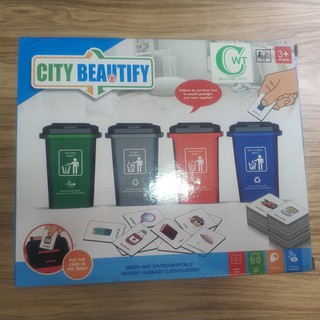 City Beautify เกมส์การ์ด แยกขยะ ใส่ถัง